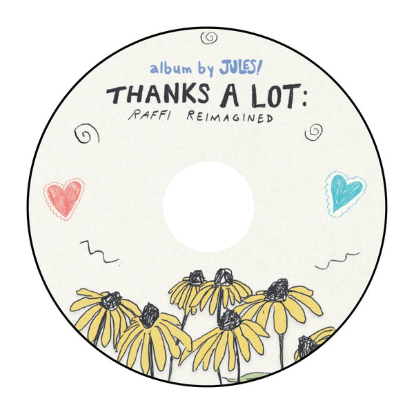Thanks A Lot: Raffi Reimagined (CD with sticker sheet!)